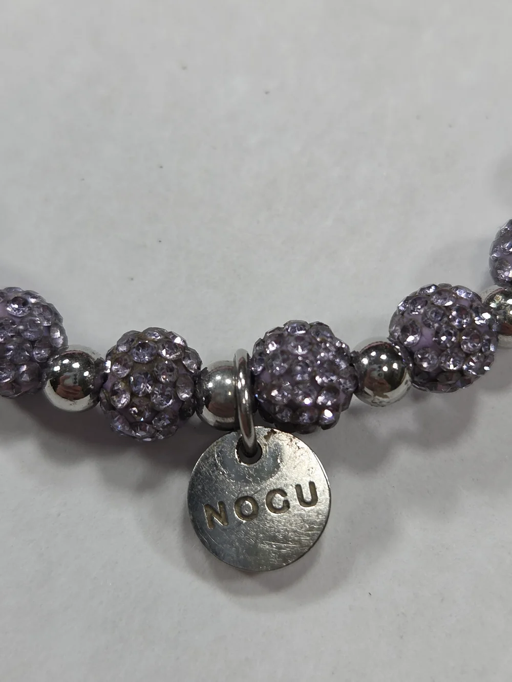 🆕️ NOGU Lilac Purple Crystal Kikiballa Bracelet